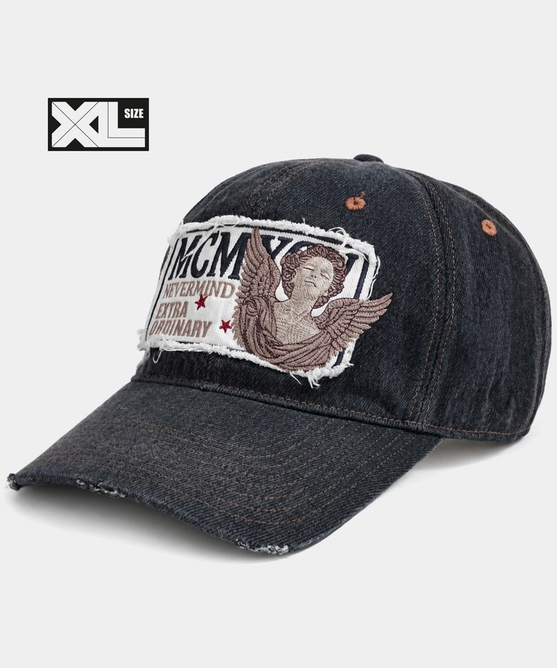 빅사이즈 워싱 볼캡 XL MCMXCV 1995 CAP BLACK