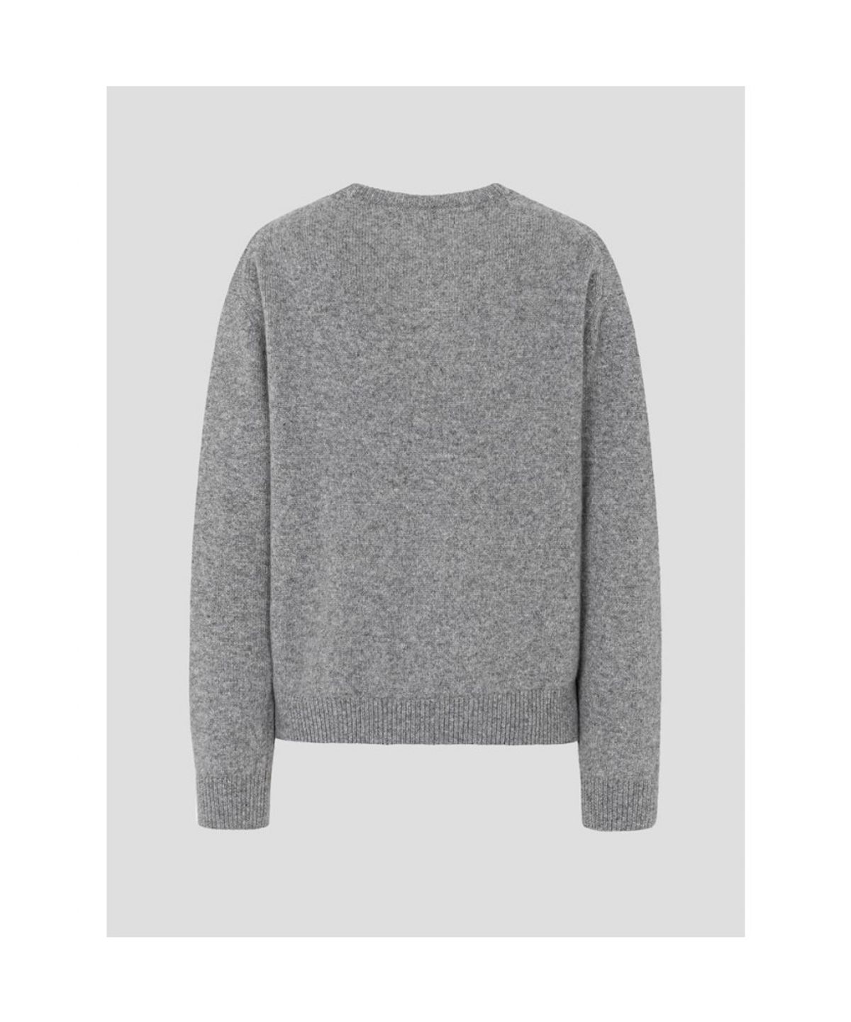 빈폴 레이디스(BEANPOLE LADIES) [Essential] 울 세미오버 브이넥 니트  그레이 (BF6951E033)