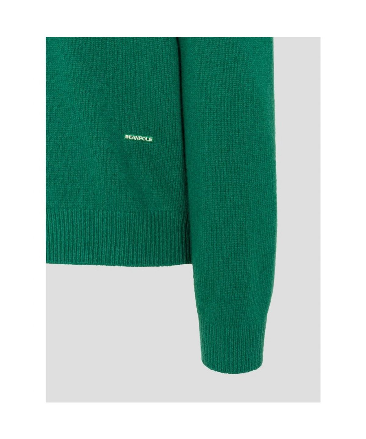 빈폴 레이디스(BEANPOLE LADIES) [Essential] 울 세미오버 브이넥 니트  그린 (BF6951E03M)