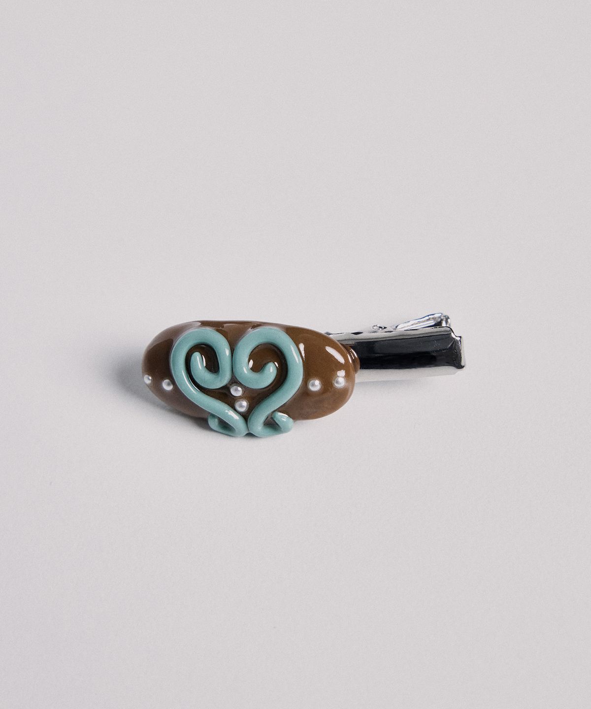 엔프프(NFF) odette mini hairpin-brown