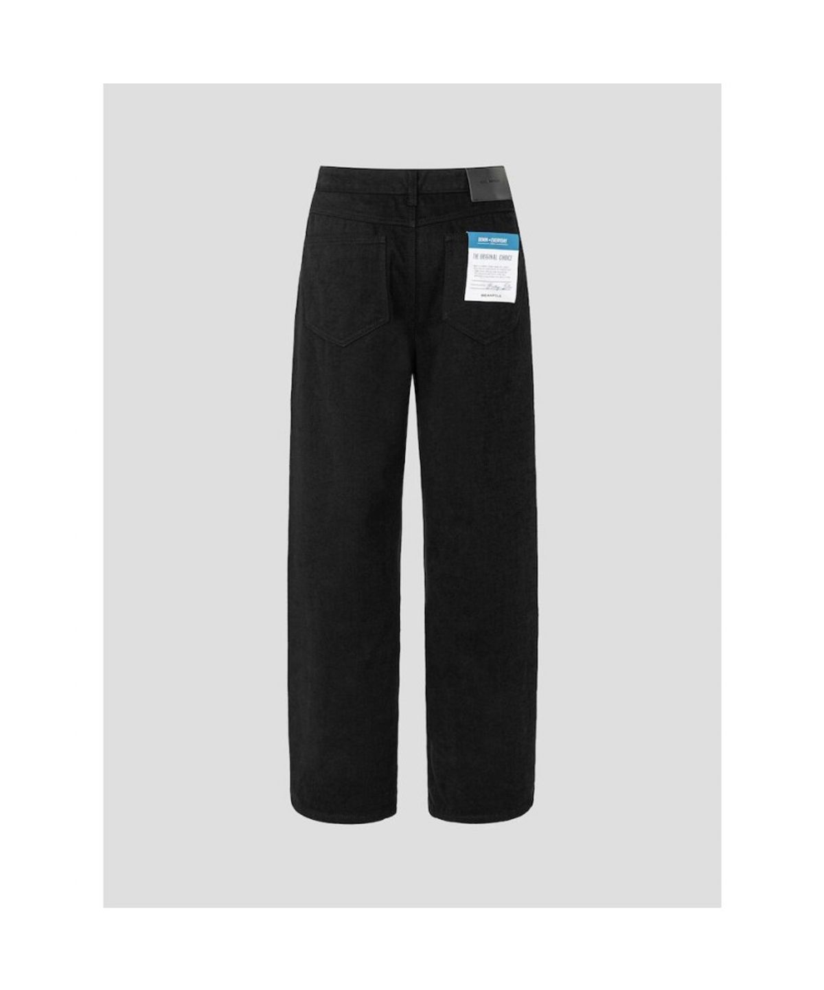 빈폴 레이디스(BEANPOLE LADIES) 기모 데님 커브드 팬츠  블랙 (BF6921C735)