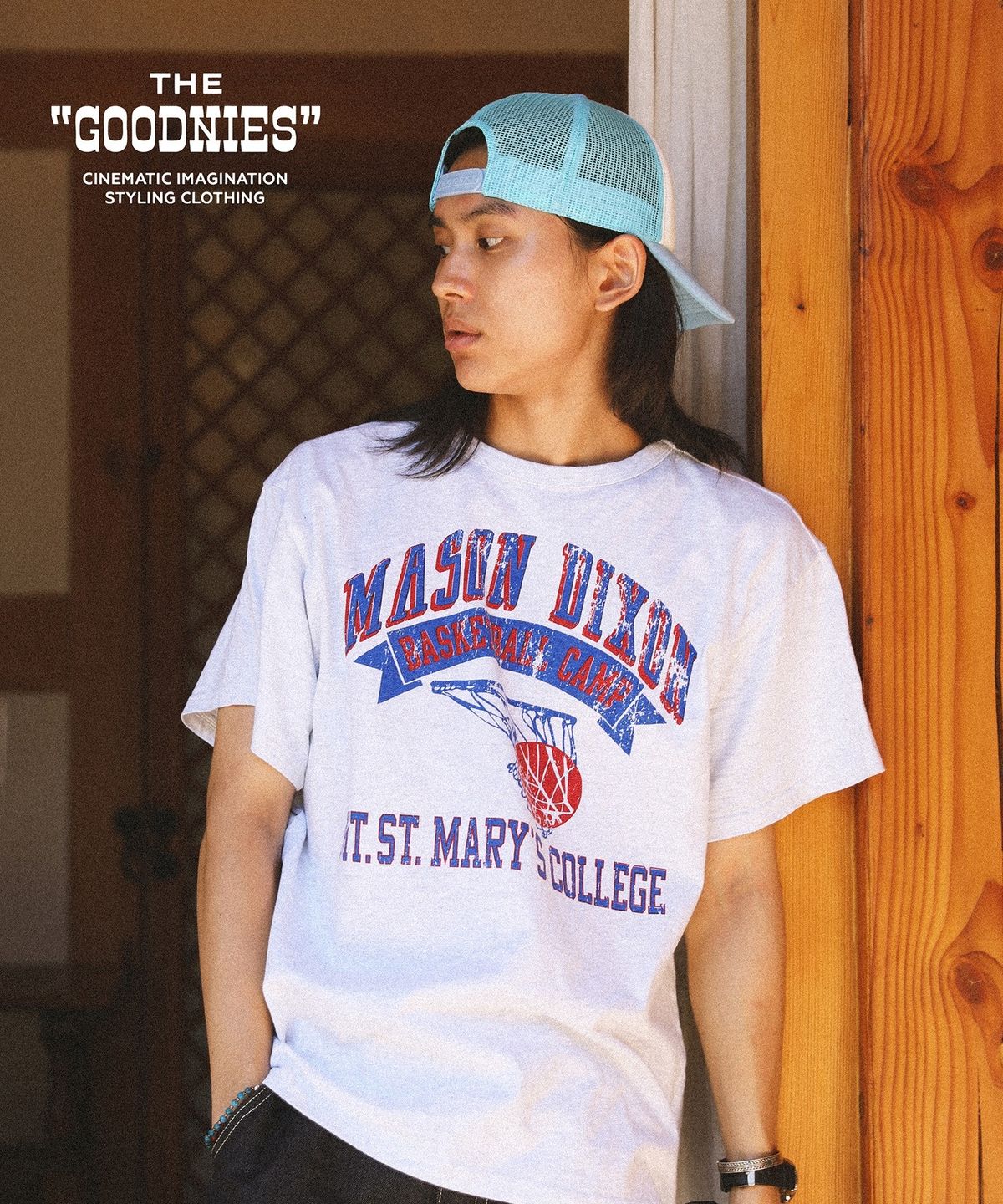 굿니스(GOODNIES) BASKETBALL CAMP Number T-Shirt