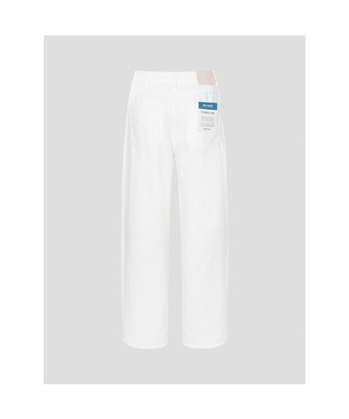 빈폴 레이디스(BEANPOLE LADIES) 기모 데님 커브드 팬츠  화이트 (BF6921C731)
