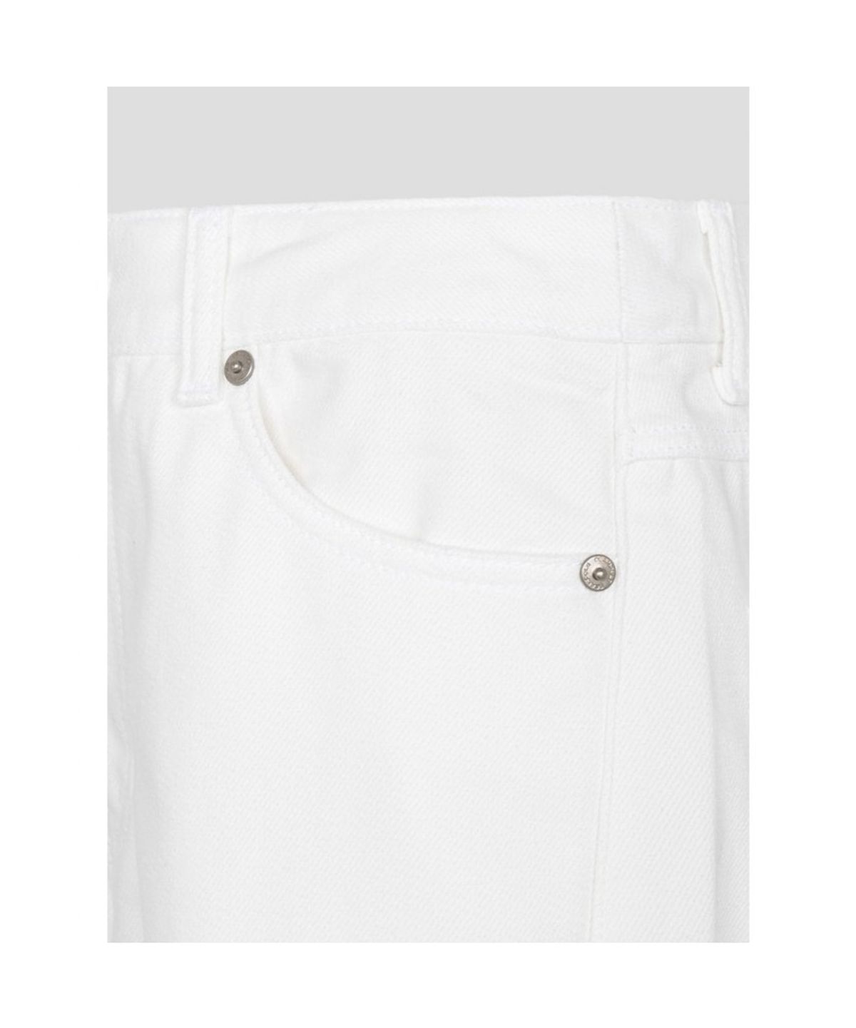 빈폴 레이디스(BEANPOLE LADIES) 기모 데님 커브드 팬츠  화이트 (BF6921C731)