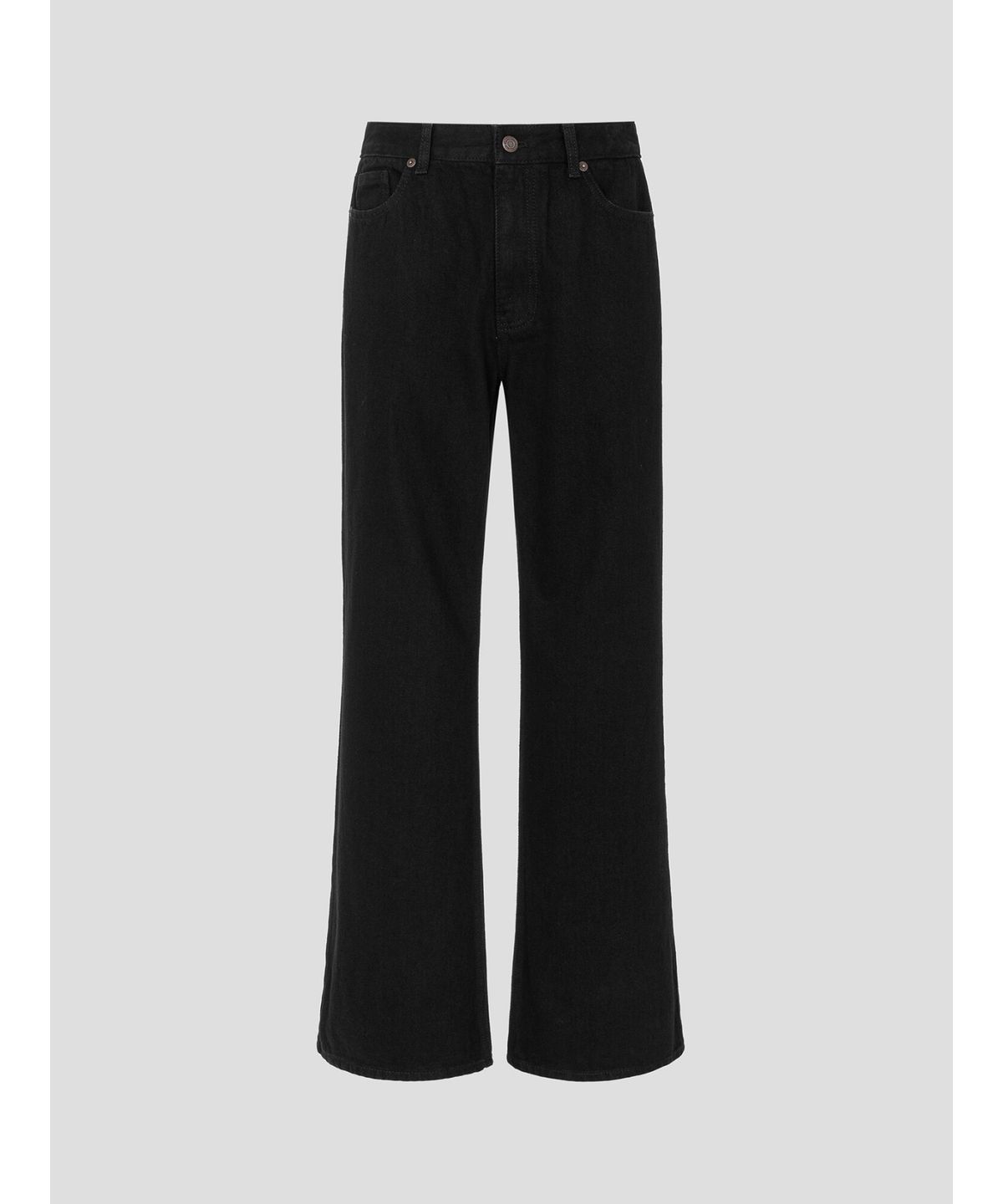 빈폴 레이디스(BEANPOLE LADIES) [Essential] 부츠컷 기모 데님 팬츠  블랙 (BF6921E045)