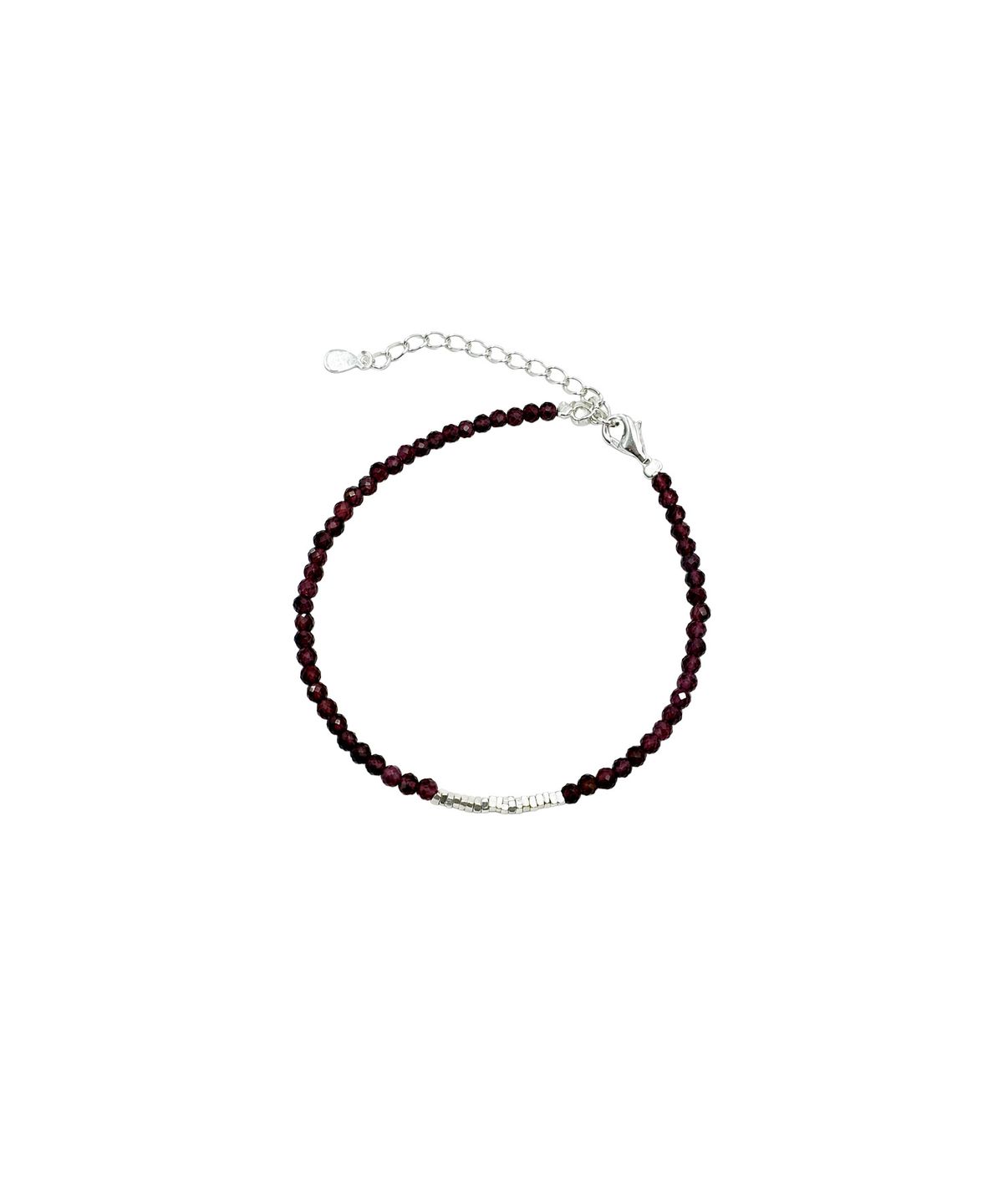바이브나인(Vibe9) V9 Essential 03 Noir Garnet Bracelet
