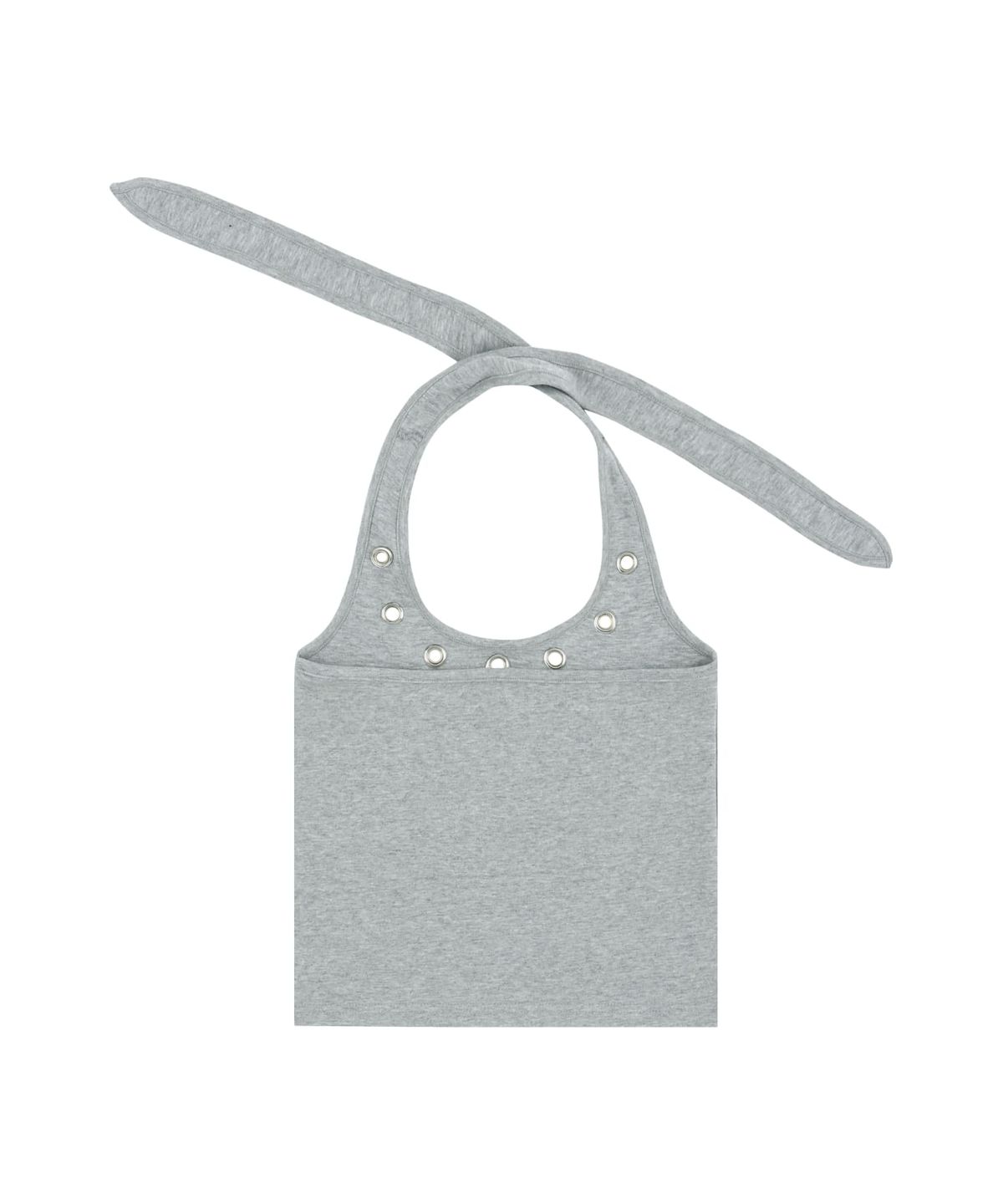 알디유(ALDIYOUU) Eyelet Halterneck Sleeveless - Gray