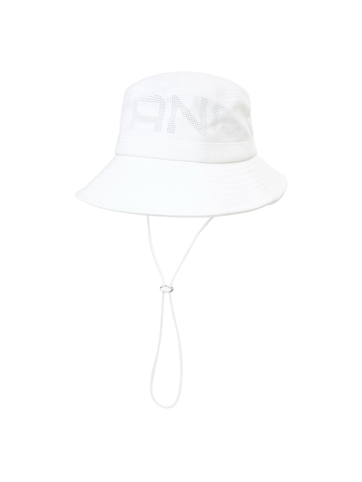와이드앵글(WIDEANGLE) TO 빅로고 타공 포인트 햇_Off White_WMU26C03W3