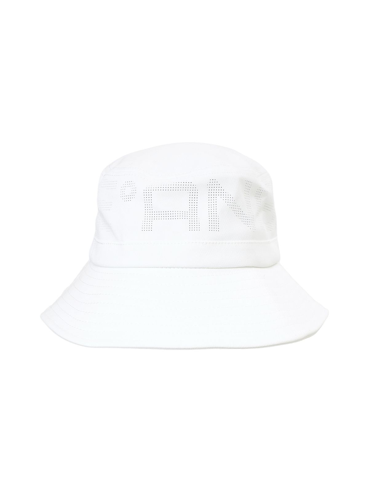 와이드앵글(WIDEANGLE) TO 빅로고 타공 포인트 햇_Off White_WMU26C03W3