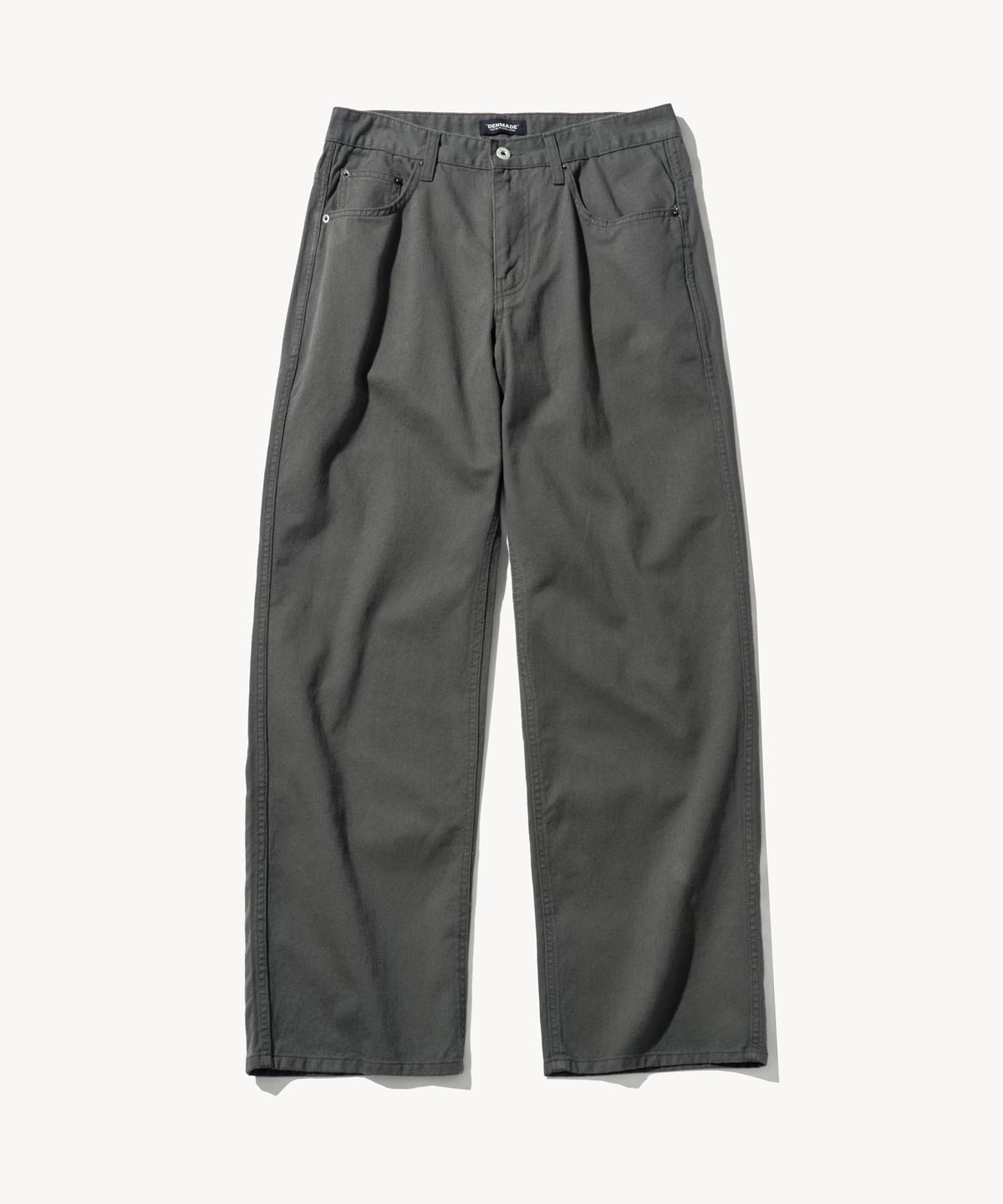 덴메이드(DENMADE) DEN763 Raw Routine Wide Chino (Mud)