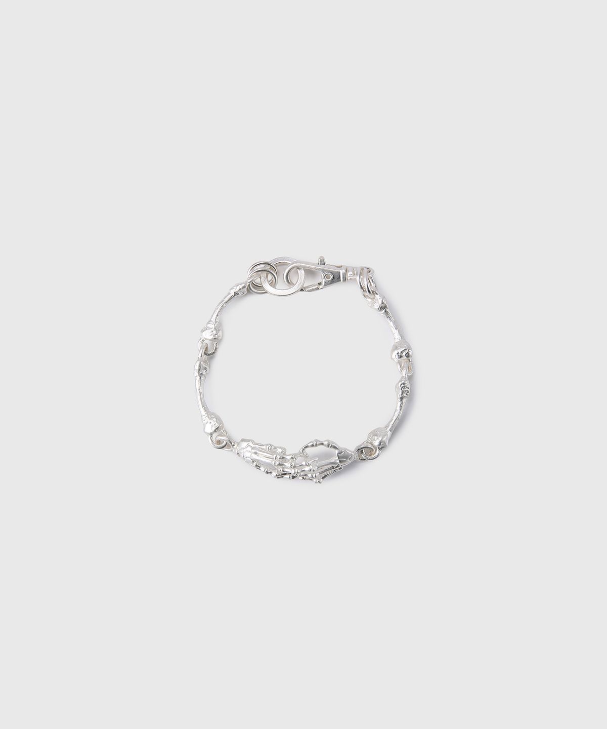 다이브인(DIVEIN) [DIVEIN X DAMONS YEAR] SKELETON BRACELET (MATTE SILVER)
