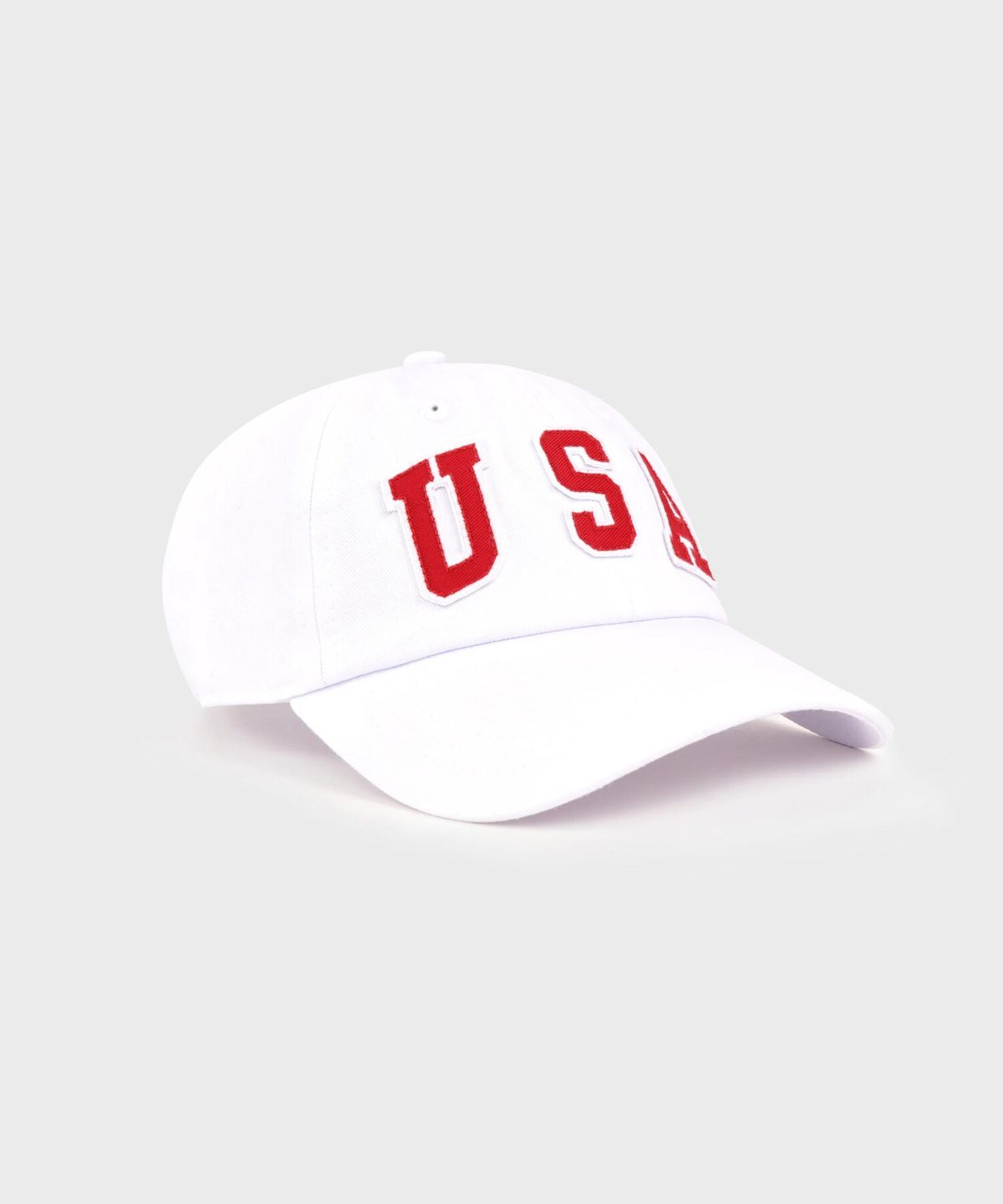 스포티앤리치(SPORTY&RICH) USA 캡 - 화이트/레드 R255AIH108
