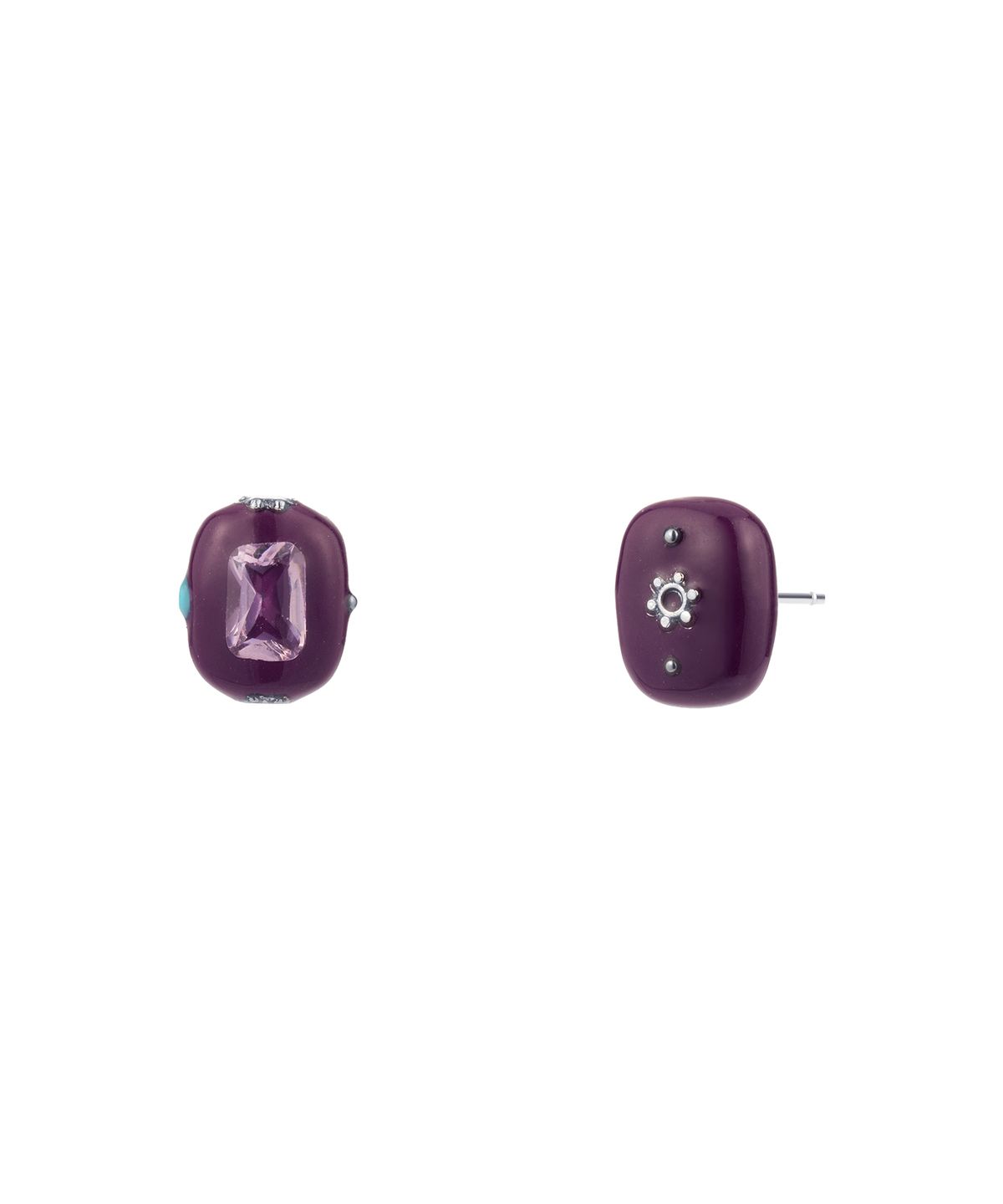 엔프프(NFF) aegis earrings-purple