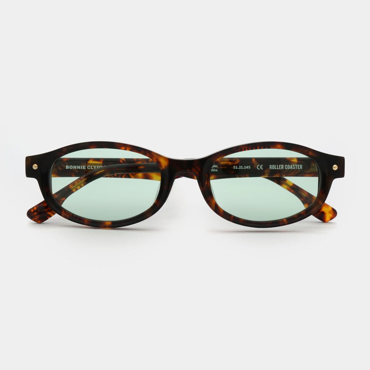 보니 클라이드(BONNIE CLYDE) 롤러코스터 Roller Coaster Tortoise & Green Tint
