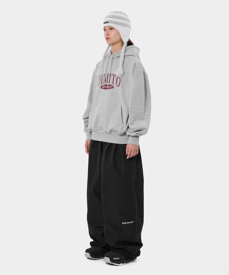 COLLEGE HOODIE MELANGE GREY