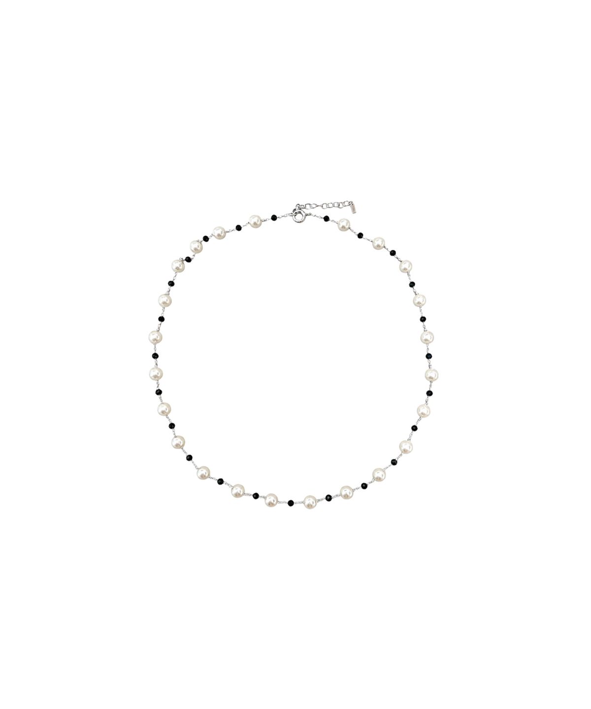 바이브나인(Vibe9) V9 Essential 10 Black Ball Pearl Necklace
