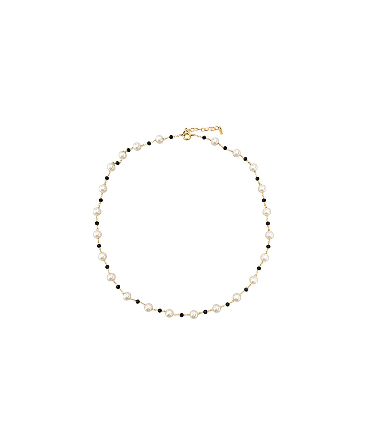 바이브나인(Vibe9) V9 Essential 10 Black Ball Pearl Necklace