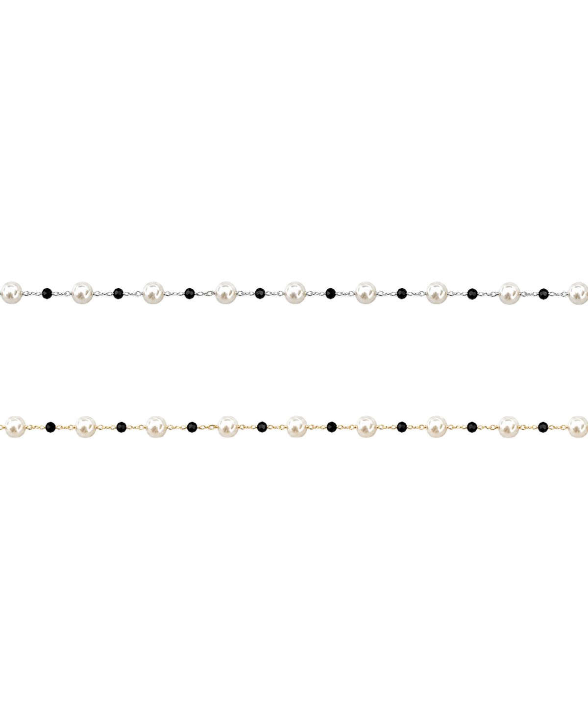 바이브나인(Vibe9) V9 Essential 10 Black Ball Pearl Necklace