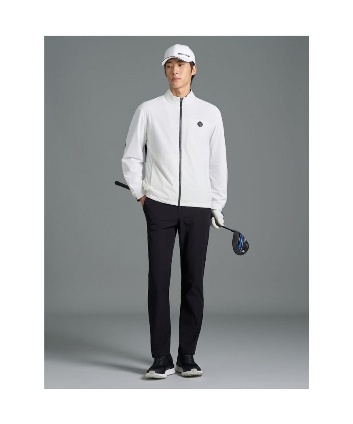 빈폴골프(BEANPOLE GOLF) 남성 퍼포먼스 안감 점퍼 - 화이트