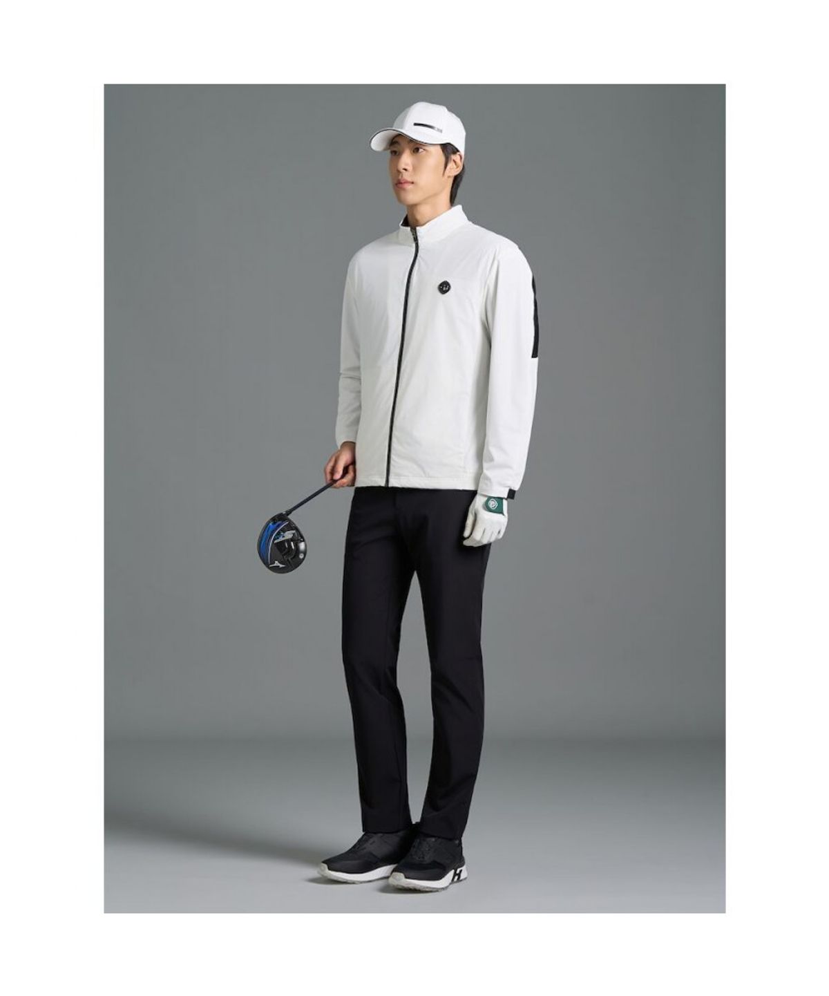 빈폴골프(BEANPOLE GOLF) 남성 퍼포먼스 안감 점퍼 - 화이트
