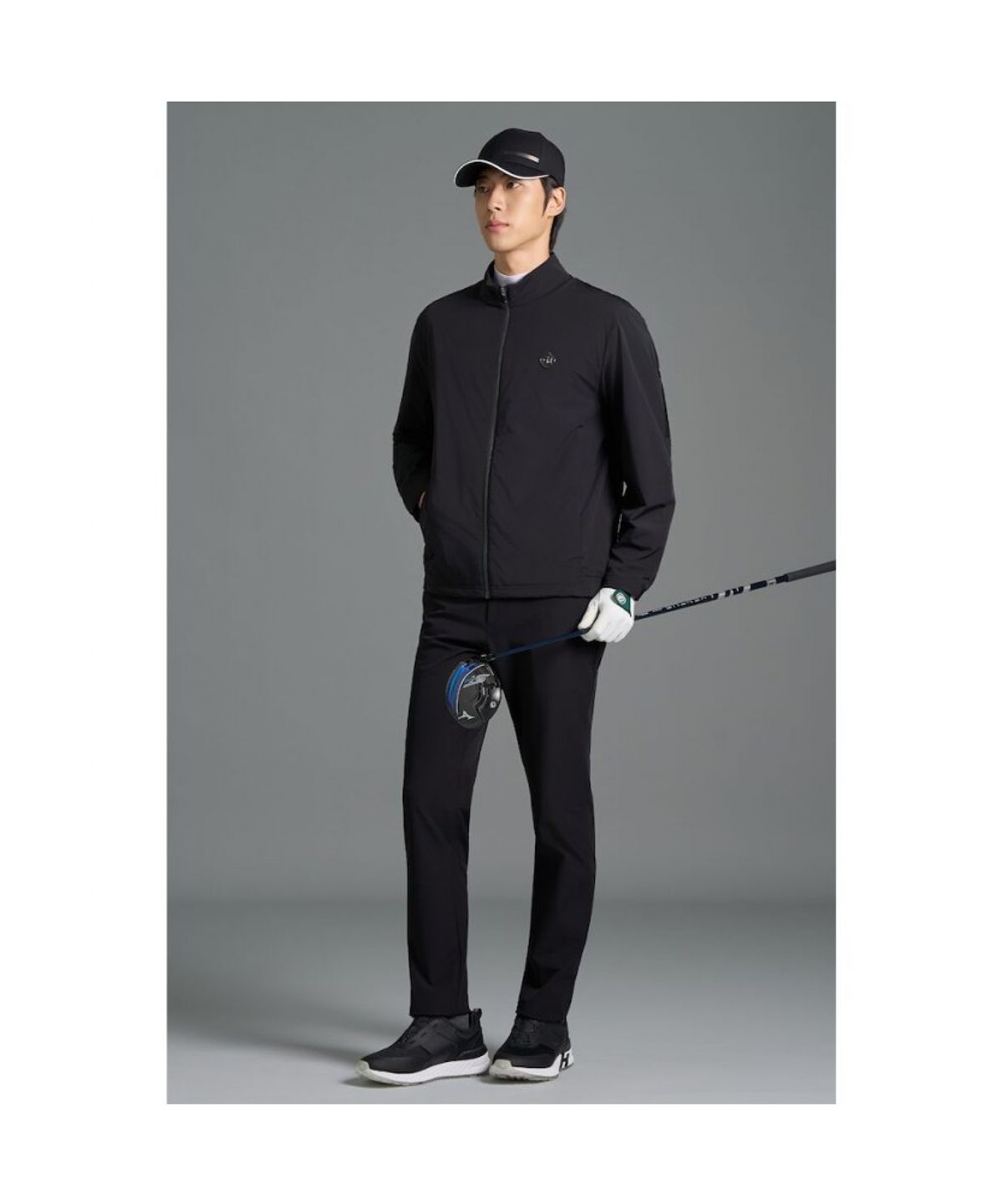 빈폴골프(BEANPOLE GOLF) 남성 퍼포먼스 안감 점퍼 - 블랙