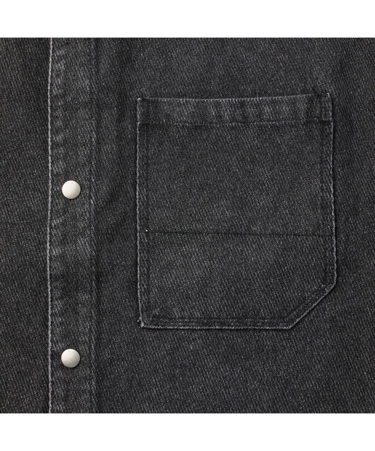 이로(IRO) MALTON 데님 긴팔 셔켓 IRJCW26103BKX