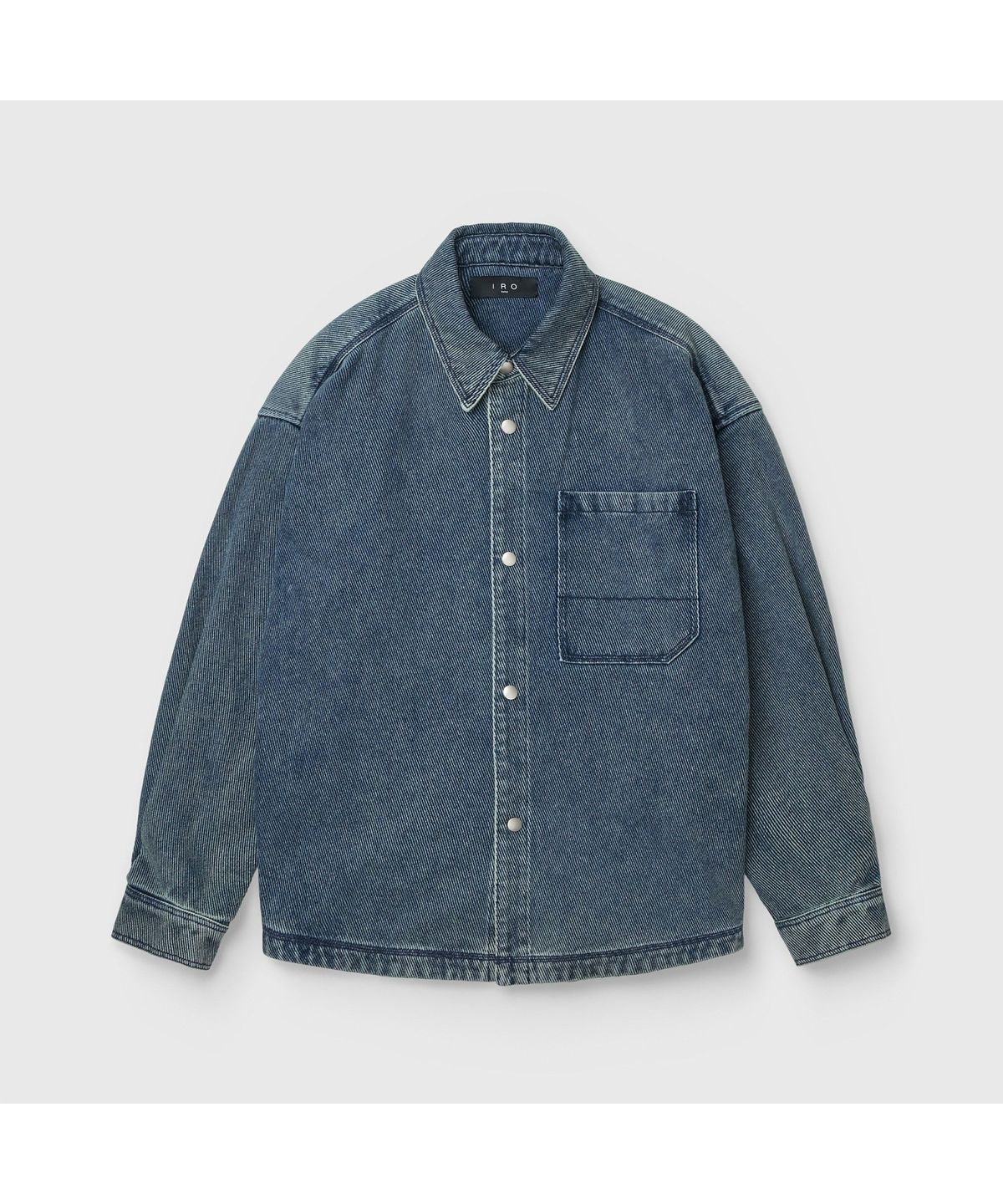 이로(IRO) MALTON 데님 긴팔 셔켓 IRJCW26103BUX