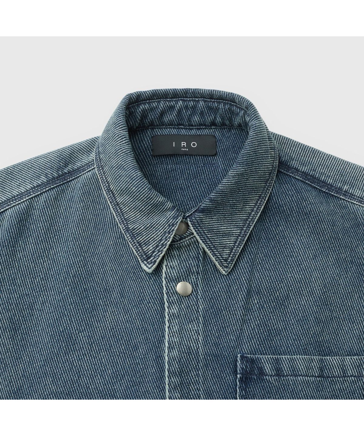 이로(IRO) MALTON 데님 긴팔 셔켓 IRJCW26103BUX