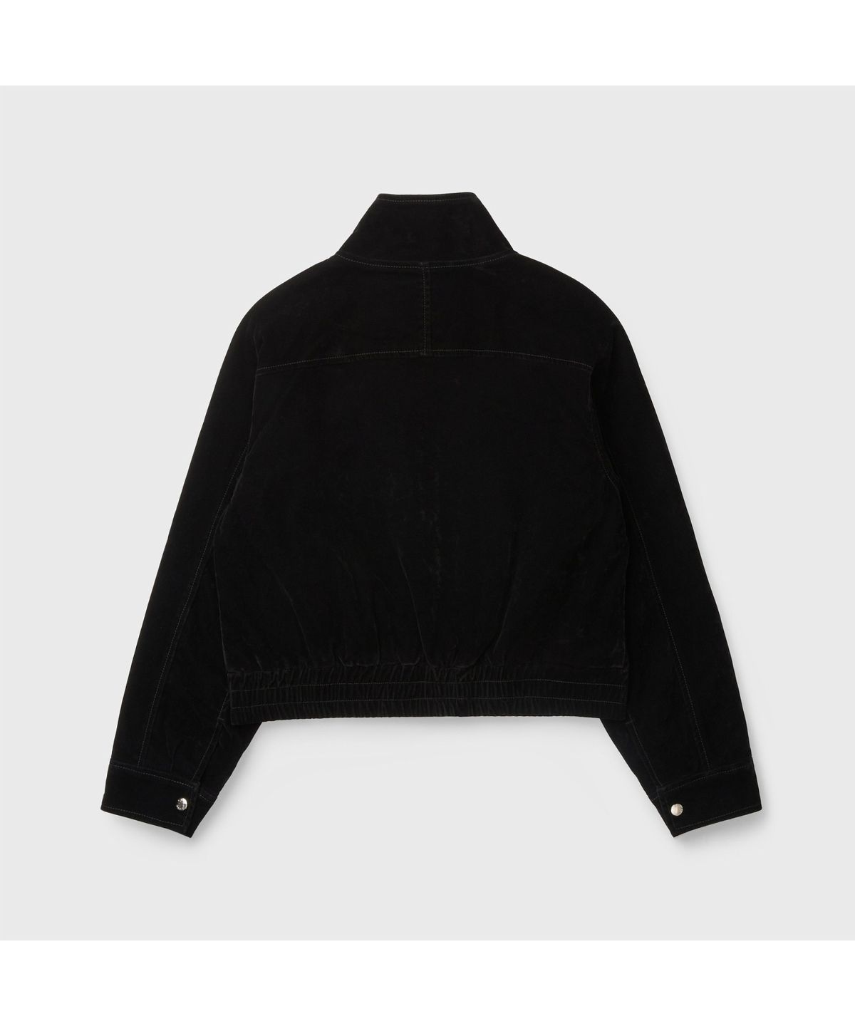이로 우먼(IROWOMEN) Lueur 벨벳 데님 자켓 ILJAA26701BKX