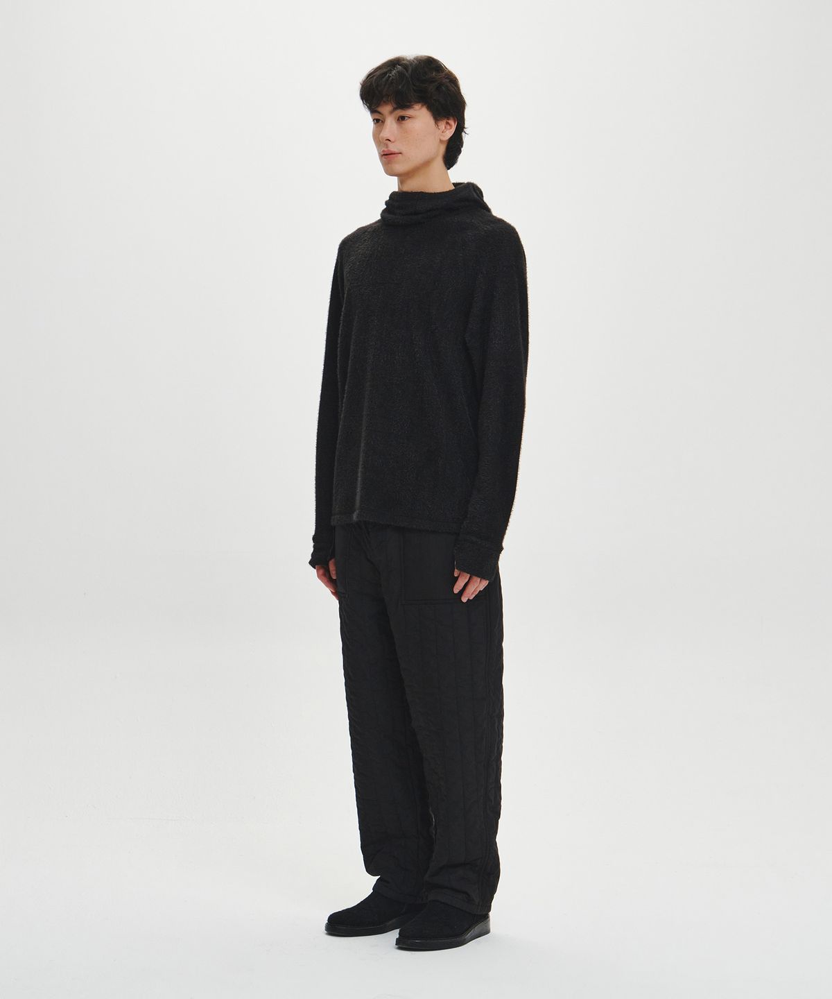 힐리먼트(HELEMENT) 컴포트 히팅 후드티 (BLACK)