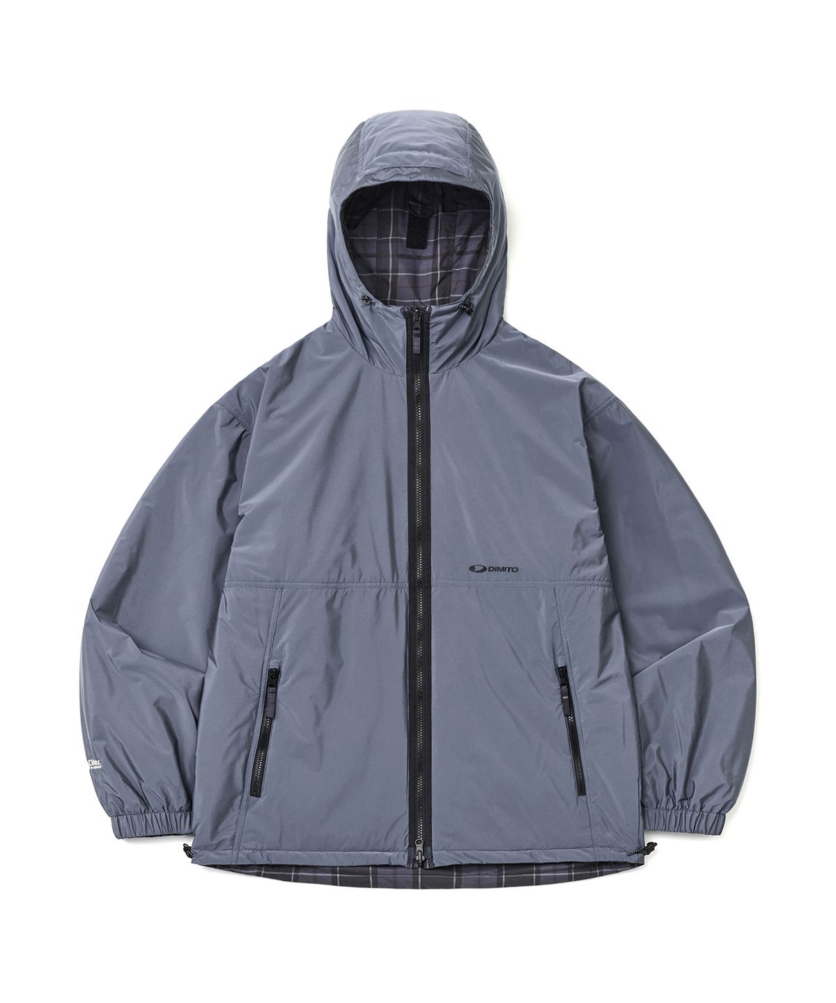 디미토(DIMITO) REVERSIBLE WIND JACKET NAVY CHECK