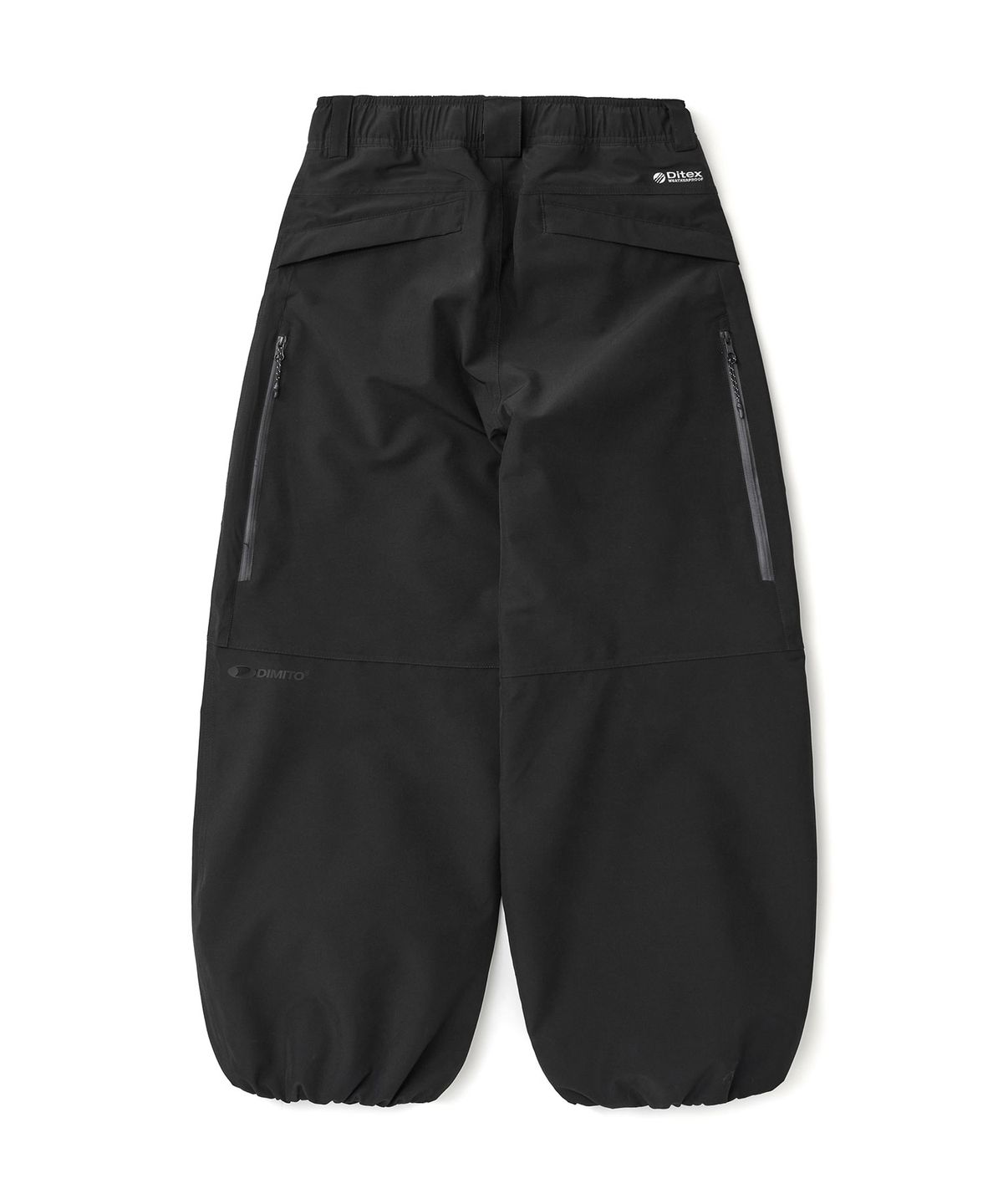 디미토(DIMITO) 26 AIR VENT BANDED PANTS (WIDE FIT LV.1) BLACK
