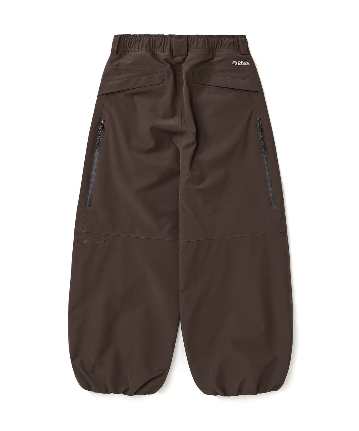 디미토(DIMITO) 26 AIR VENT BANDED PANTS (WIDE FIT LV.1) DARK BROWN