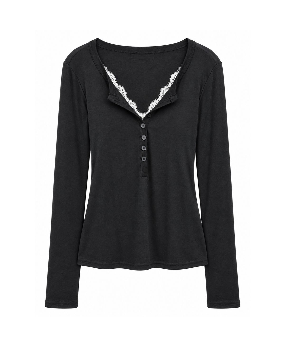 아크무어(ARCMOOR) 뎁스 헨리넥 탑 [Black]