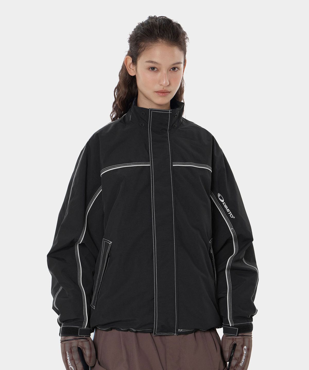 디미토(DIMITO) STAFF LINE JACKET BLACK