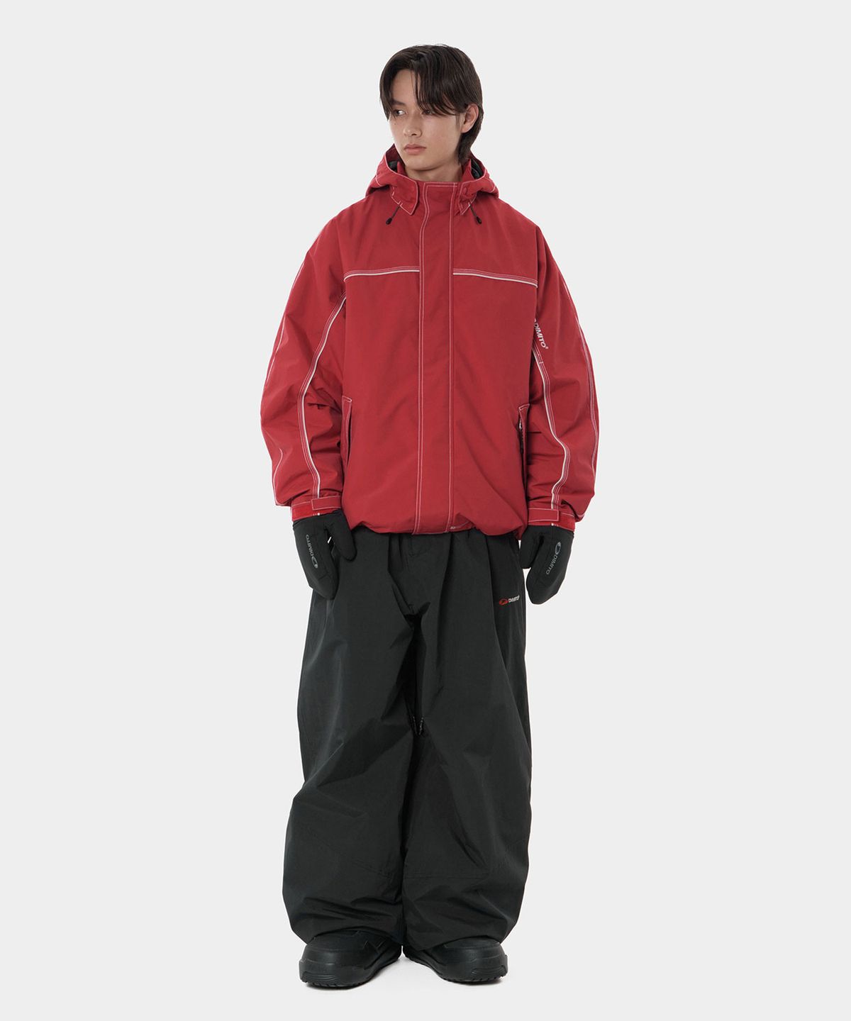 디미토(DIMITO) STAFF LINE JACKET RED