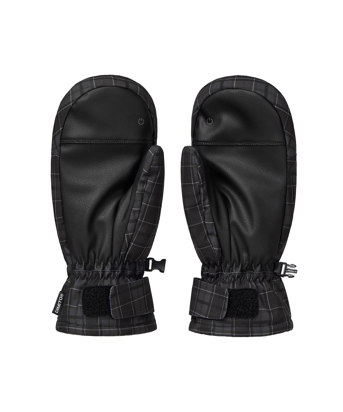 디미토(DIMITO) CHECKER EASY OPEN MITTEN DEEP CHECK