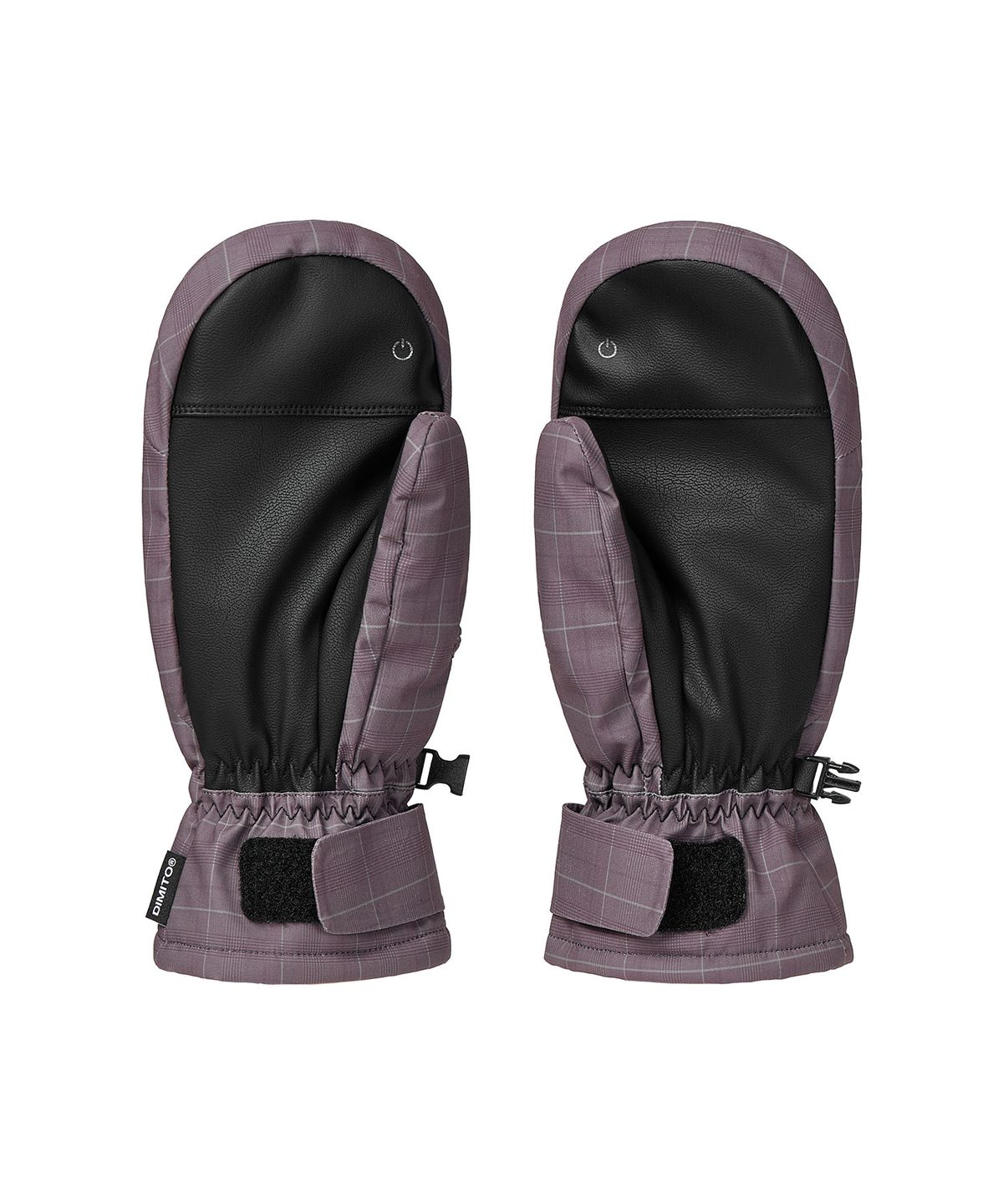 디미토(DIMITO) CHECKER EASY OPEN MITTEN WINE CHECK