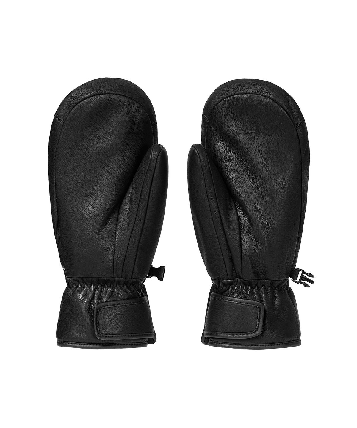 디미토(DIMITO) PIPING LEATHER MITTEN BLACK