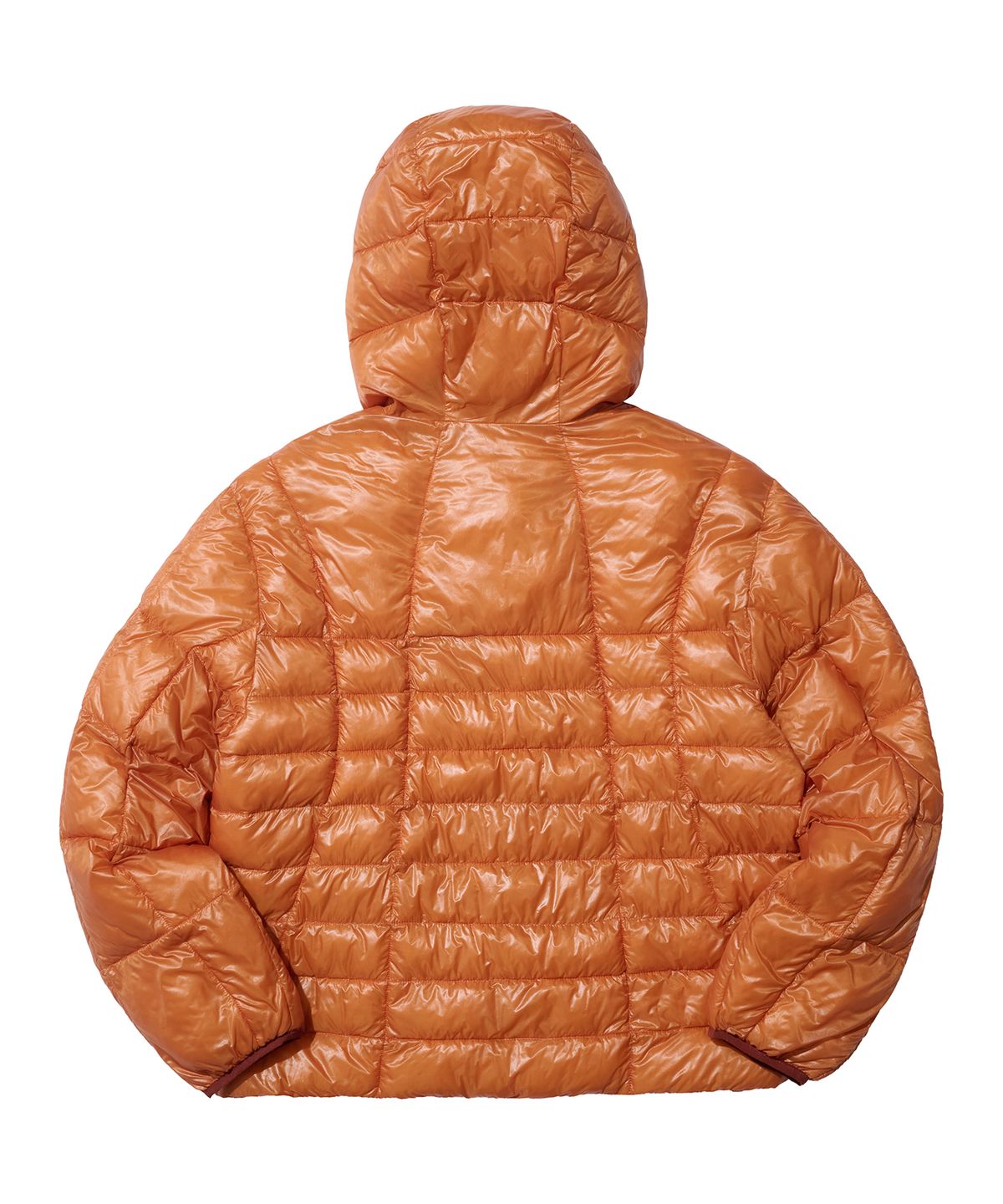 논타입(NONTYPE) HOODIE LIGHT QUILTED JACKET (ORANGE)