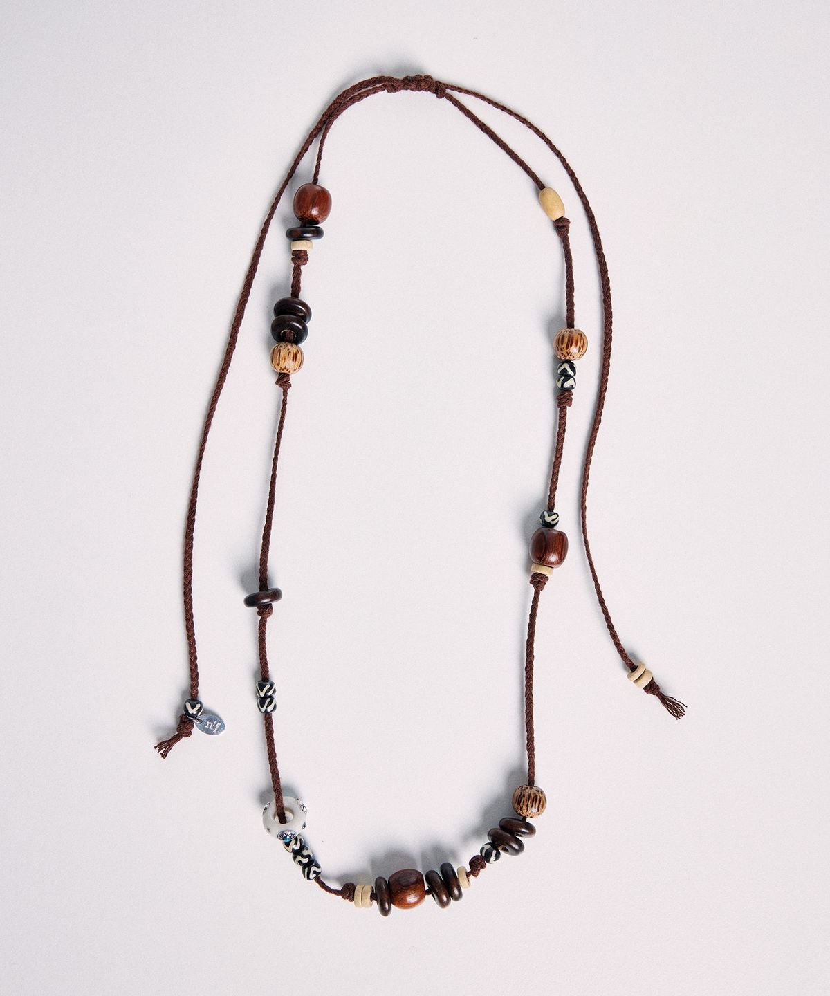 엔프프(NFF) harlow necklace-brown