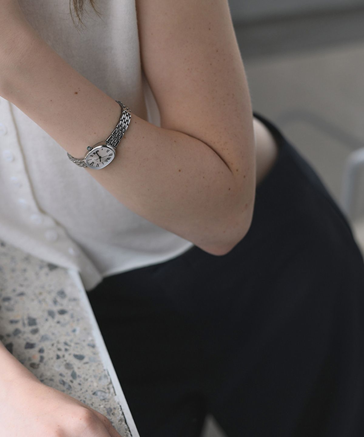 베흐트(VERTE) Douze.02 / Tempo ronde watch (argent)