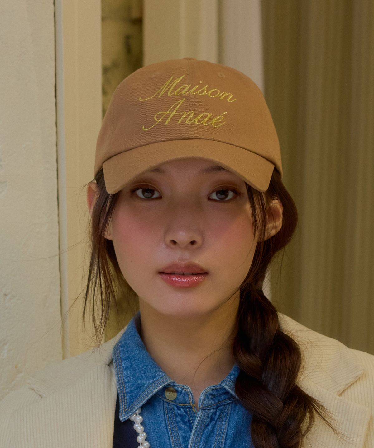 아나에(ANAE) SCRIPT CAP CAMEL