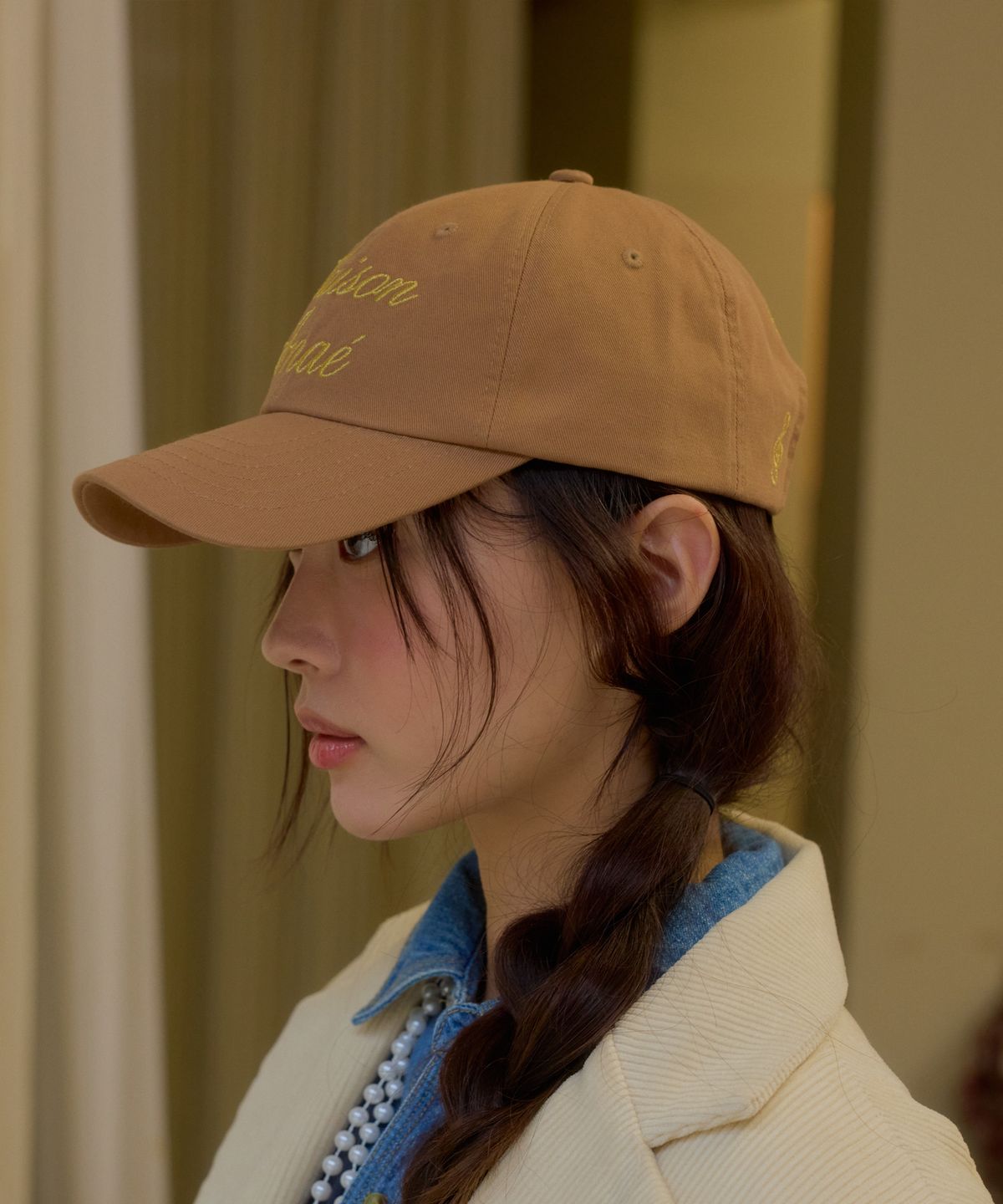 아나에(ANAE) SCRIPT CAP CAMEL