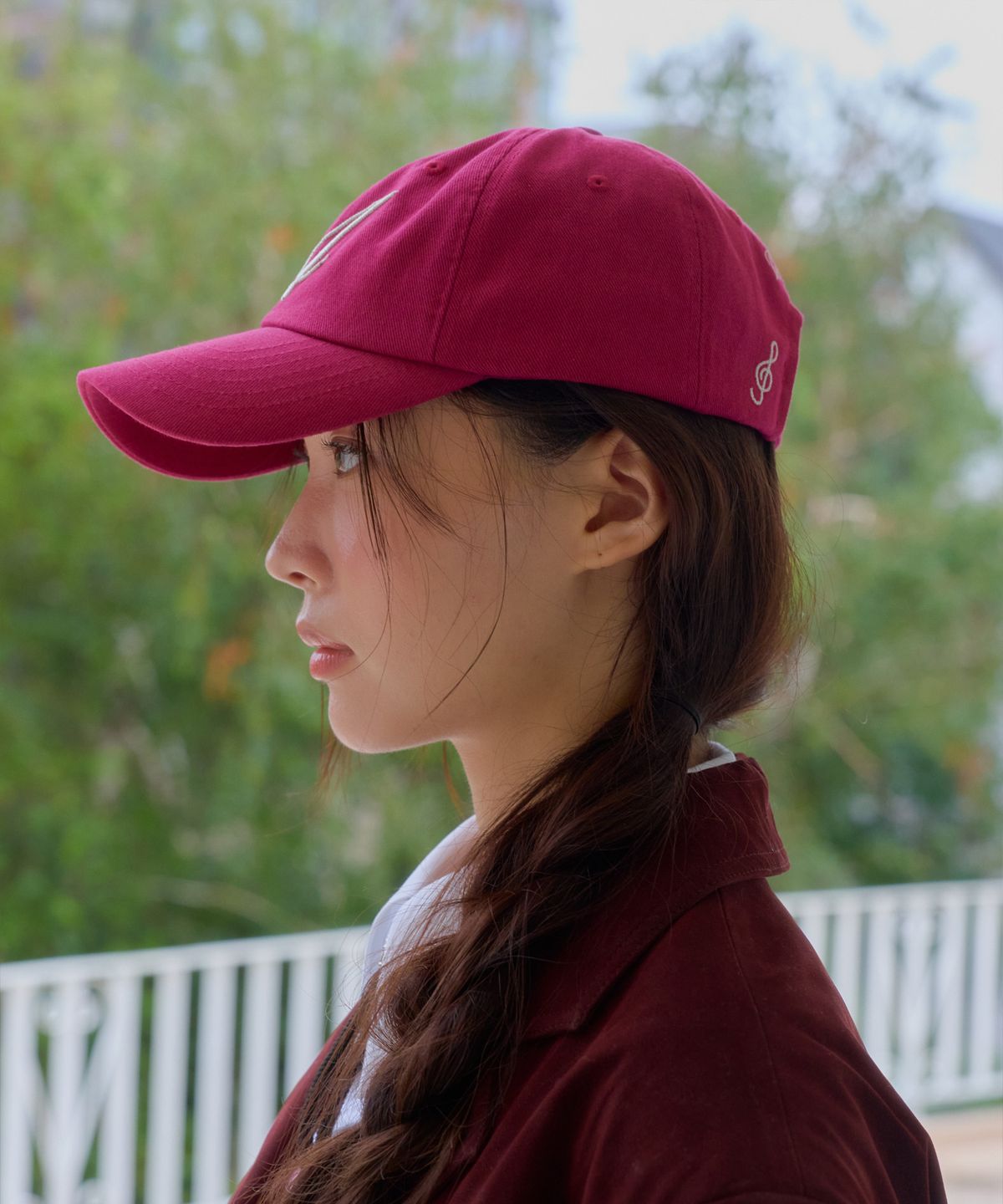 아나에(ANAE) SIGNET CAP DEEPPINK