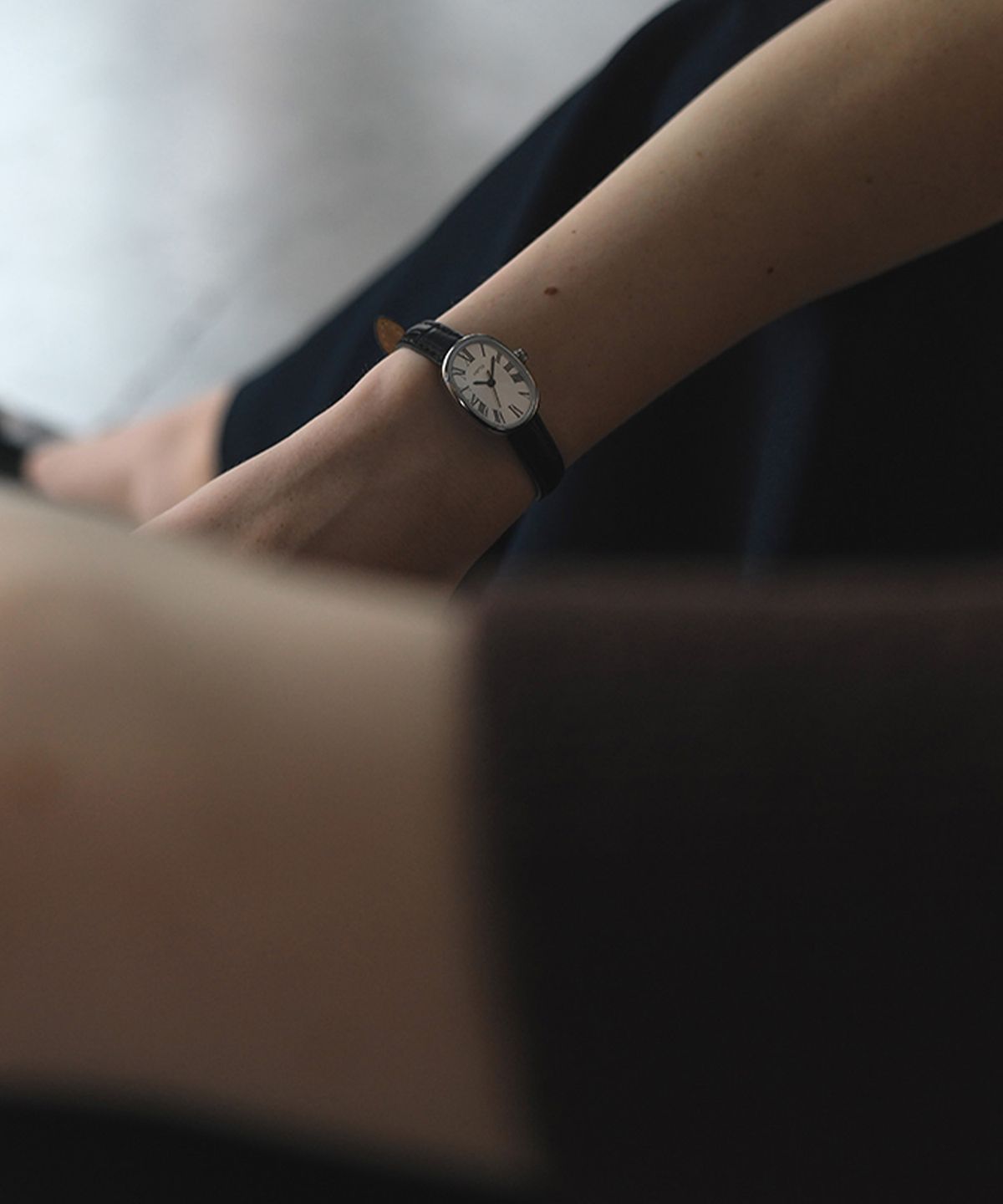 베흐트(VERTE) Douze.02 / Tempo ronde watch (noir)