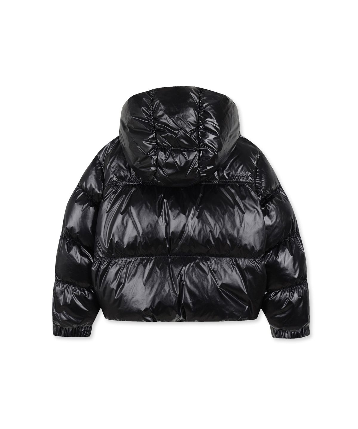 디스커버리 키즈(DISCOVERY KIDS) 여아 엘리아 글로시 다운 숏패딩 (BLACK)