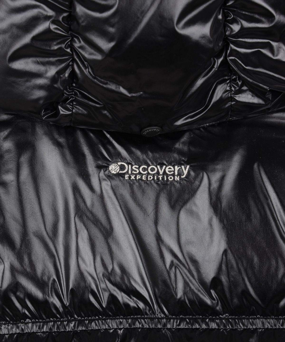 디스커버리 키즈(DISCOVERY KIDS) 여아 엘리아 글로시 다운 숏패딩 (BLACK)