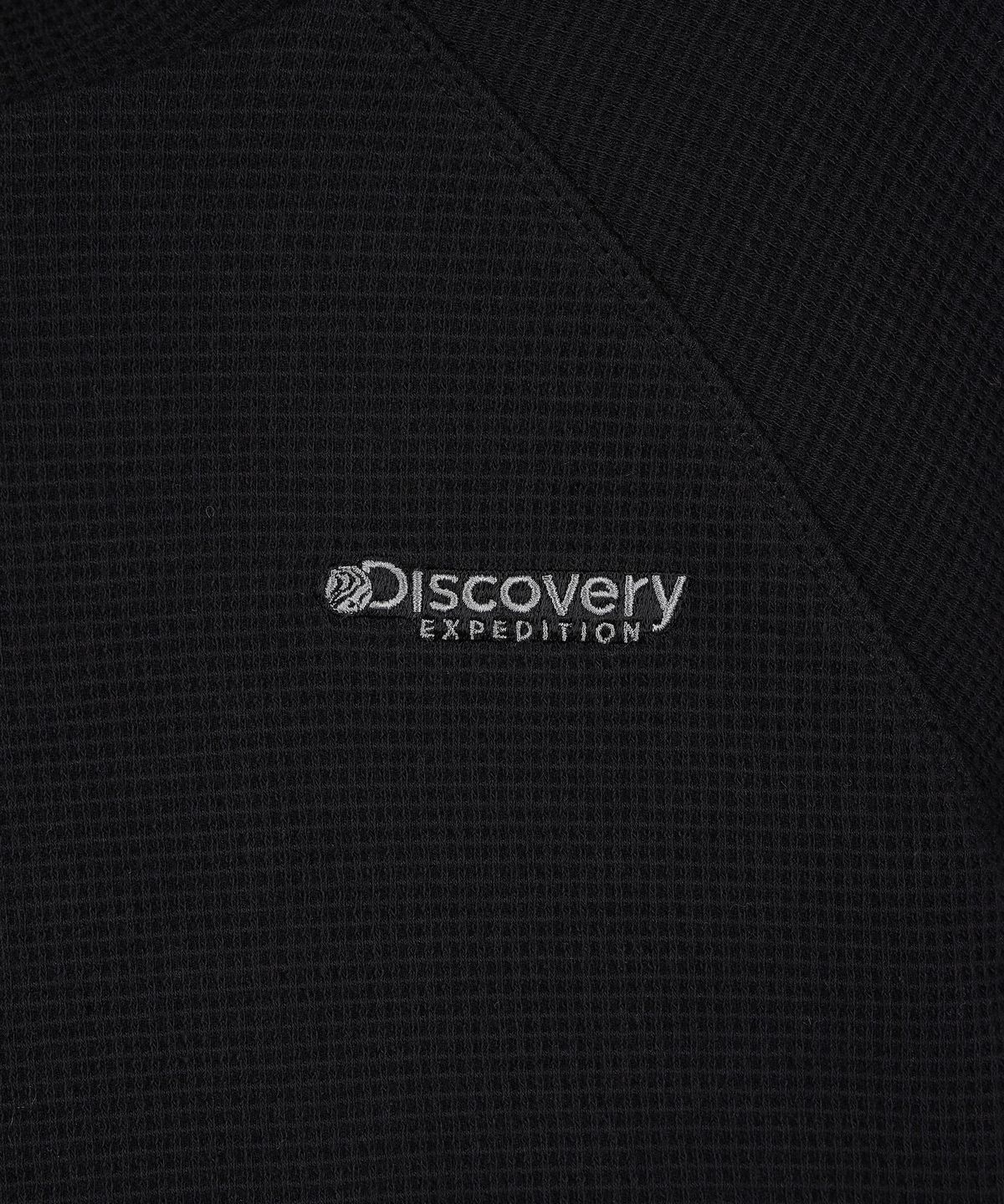 디스커버리 키즈(DISCOVERY KIDS) 키즈 와플 후드티 (BLACK)