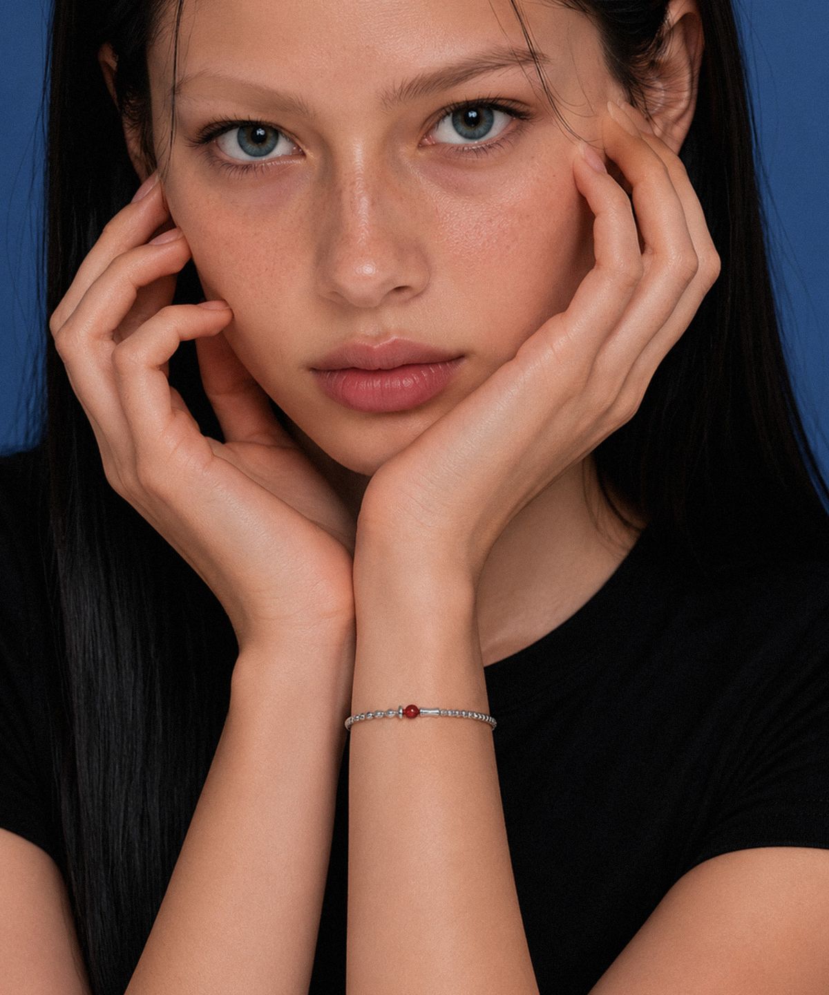 바이브나인(Vibe9) V9 Essential 26 Garnet Balance Bracelet